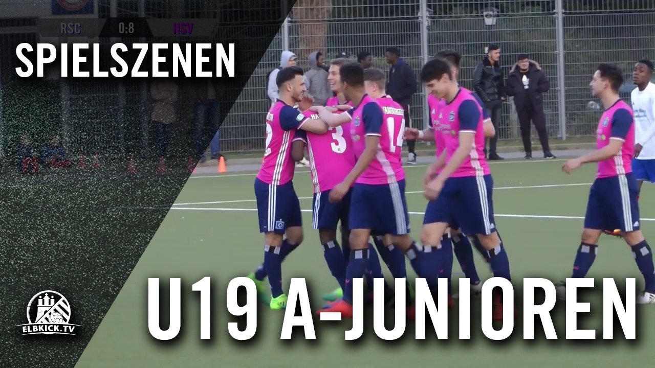 Rahlstedter SC - Hamburger SV (U19 A-Junioren, Achtelfinale, Pokal der A-Junioren) | ELBKICK.TV