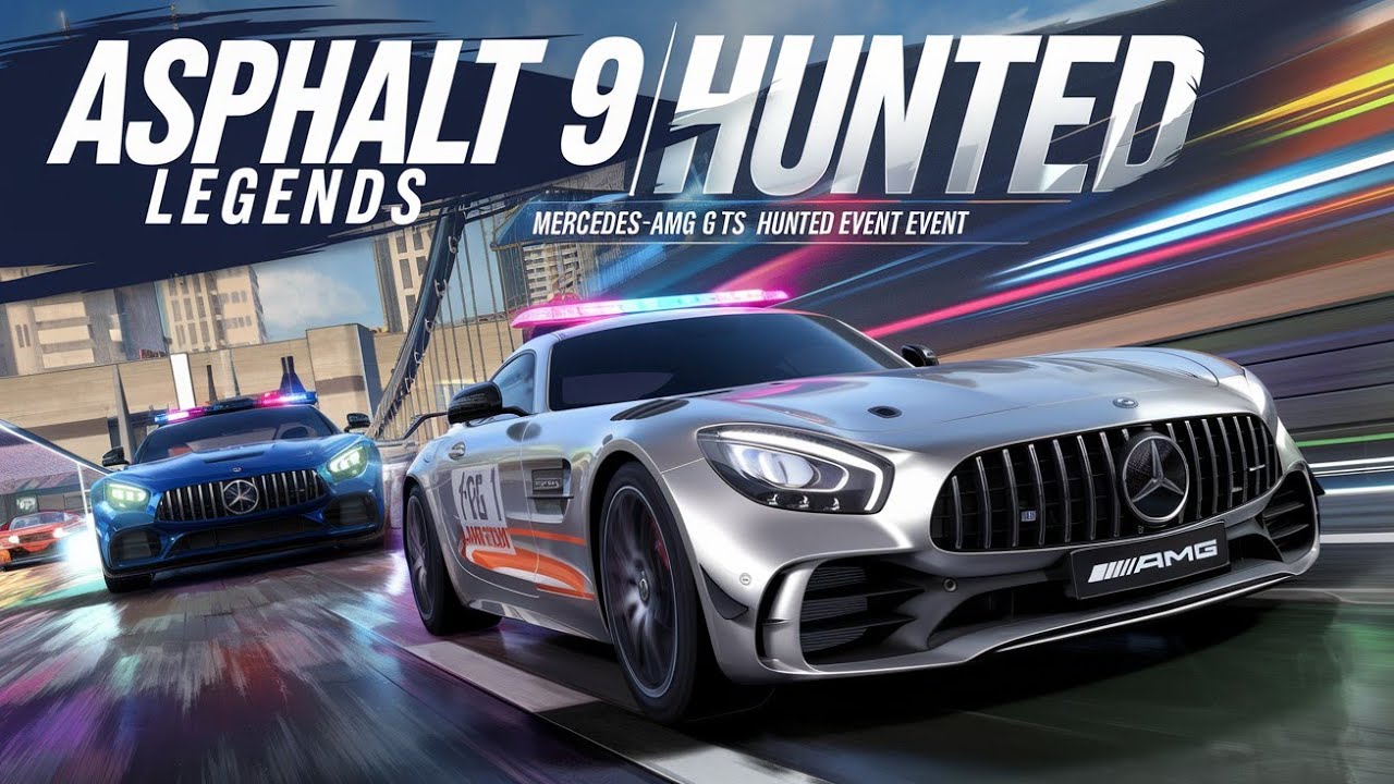 MERCEDES-BENZ AMG GT S Asphalt 9 Legends New Car Unlocked Hunted Race Escape the Police