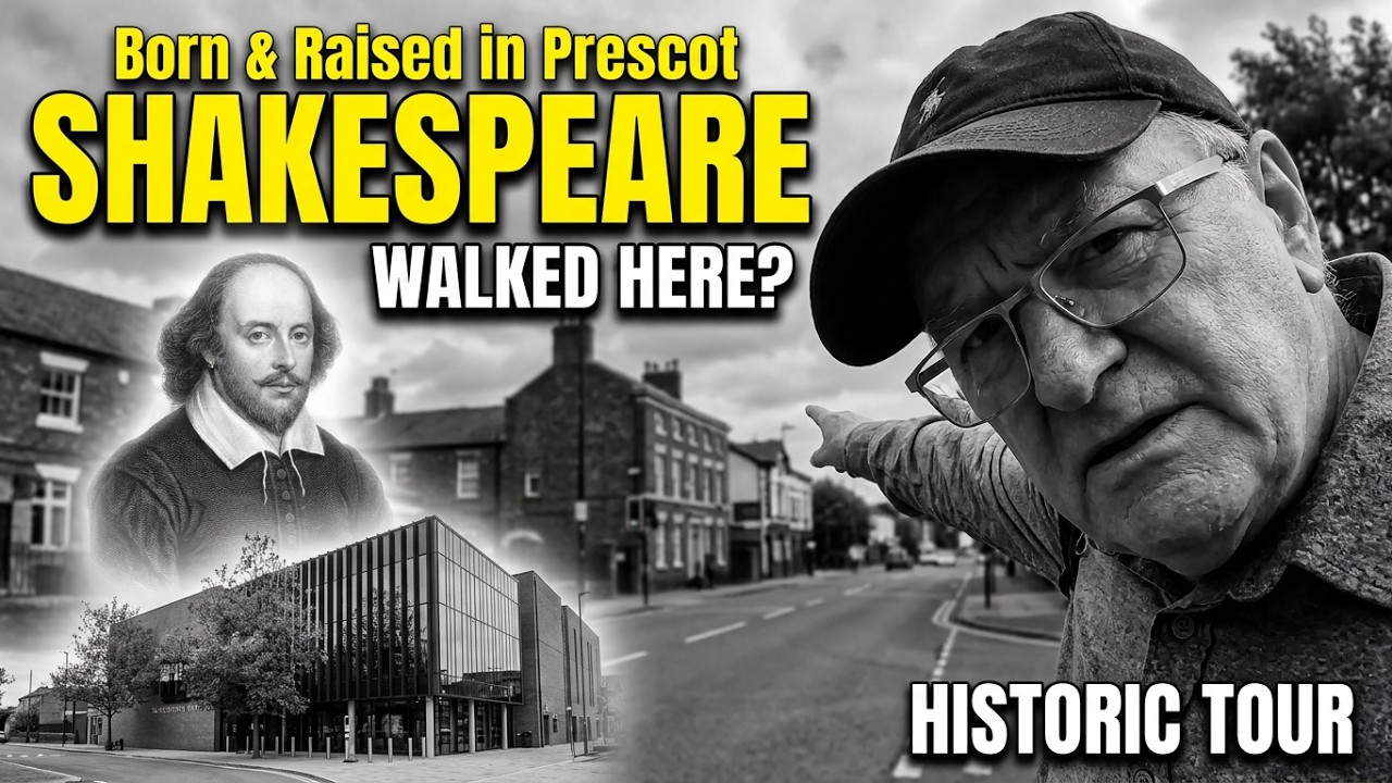 A GUIDED TOUR OF PRESCOT | William Shakespeare, The Tudors & Making a Midden | TOWN WALK