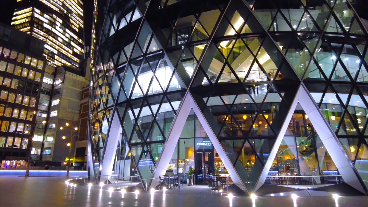 [4K] CITY OF LONDON WALK AT NIGHT