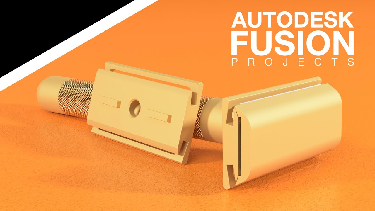 Autodesk Fusion 360 — 2/3 — Safety Razor — Учебное пособие для среднего/продвинутого уровня (2024)
