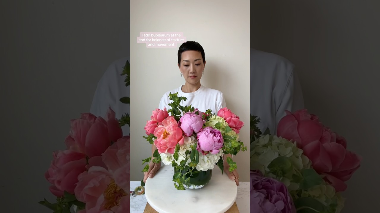 Peony Arrangement Part II #peony #floraldesign #flowers #flowerarrangement #bouquet