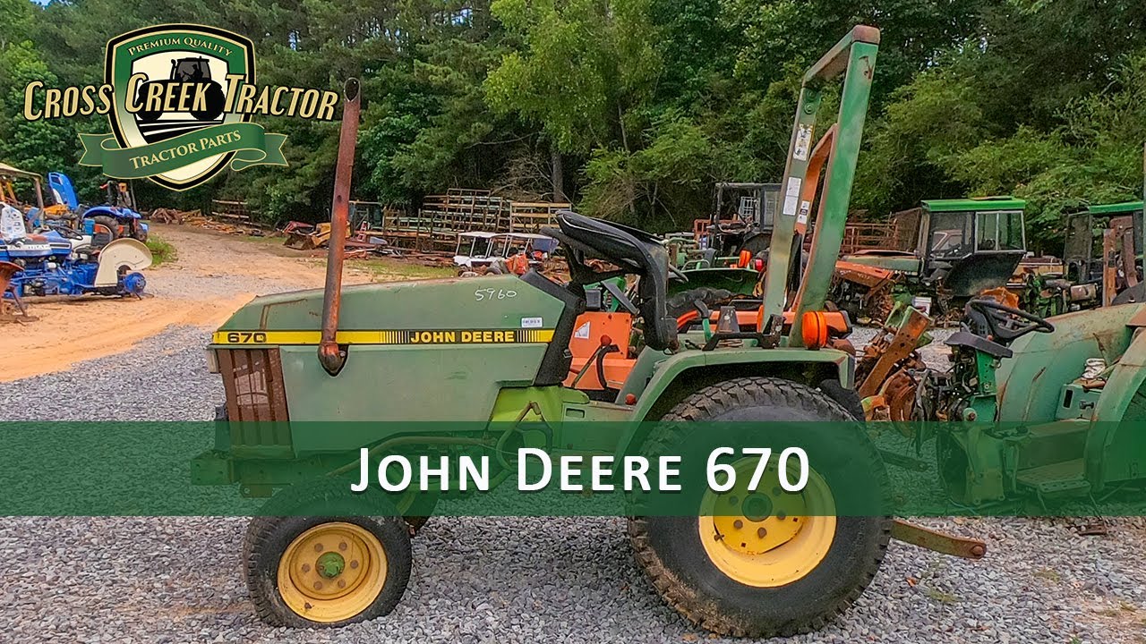 John Deere 670 Tractor Parts