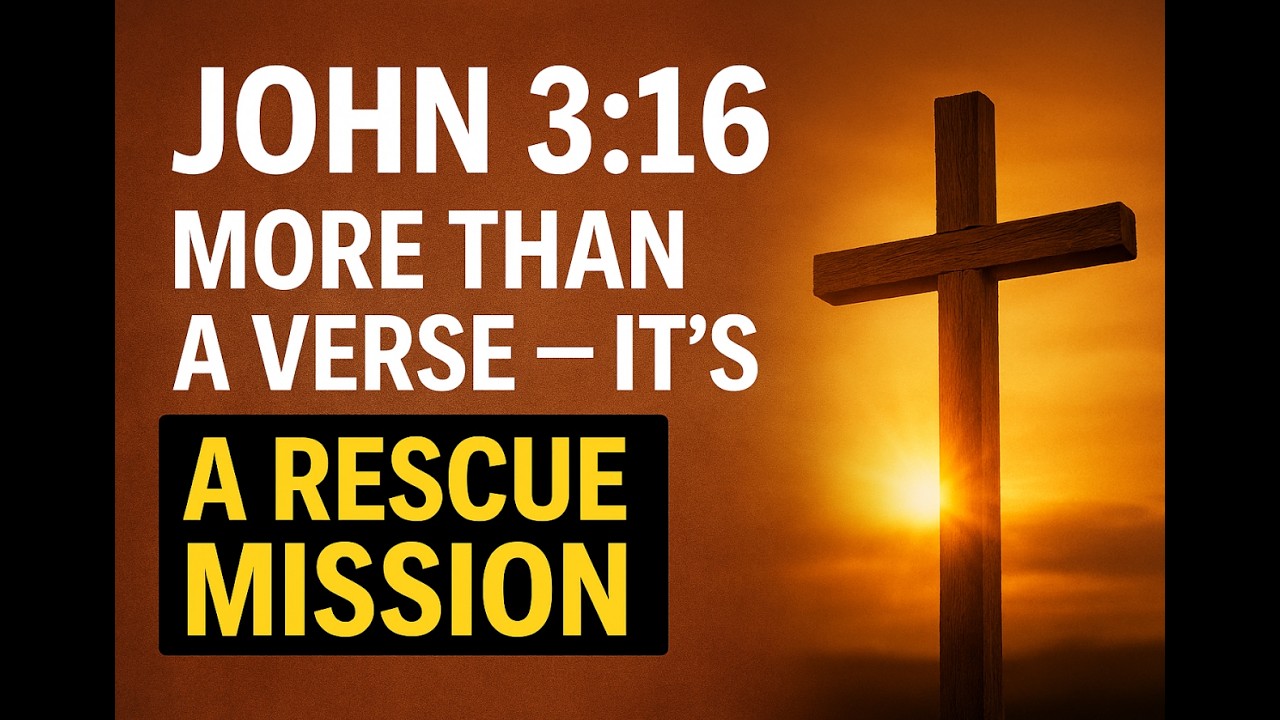 John 3:16: More Than a Verse — It’s a Rescue Mission