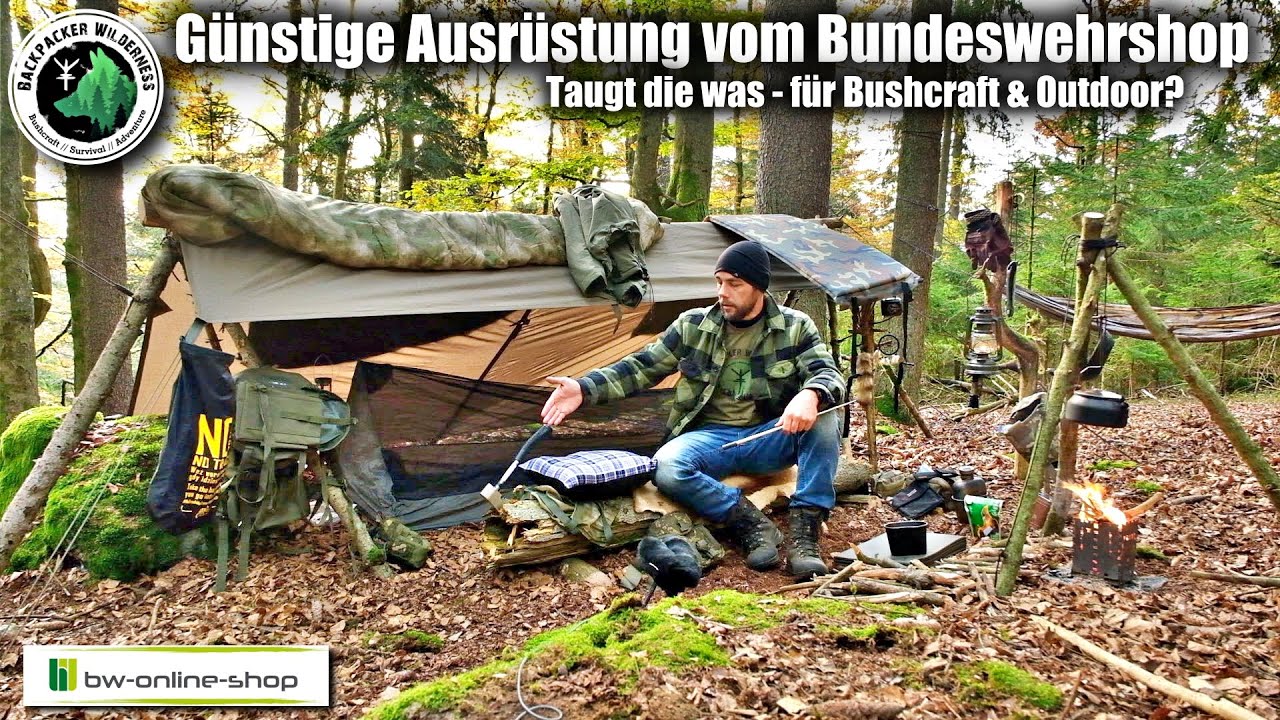 Was taugt günstige Ausrüstung vom Bundeswehr Shop für Outdoor - Test unter Realbedingungen -