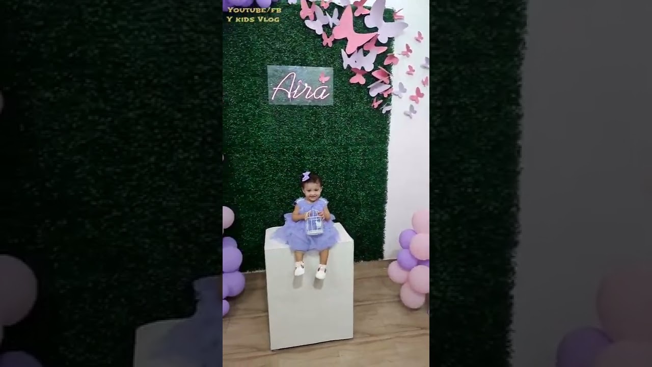 Our little princess on first birthday 😍| First Birthday decoration | Y kids Vlog