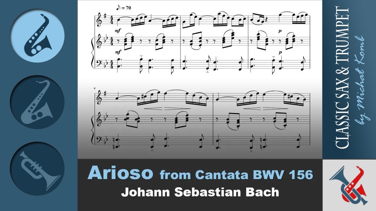 Arioso from Cantata BWV 156 –  J. S. Bach  (E♭)