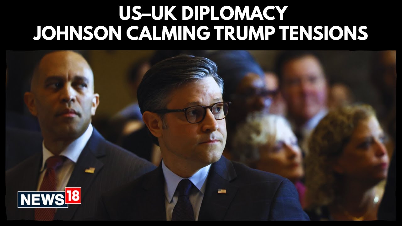 U.S House Speaker Johnson Addresses U.K. Parliament, Vowing to Calm Trump Tensions Over Greenland