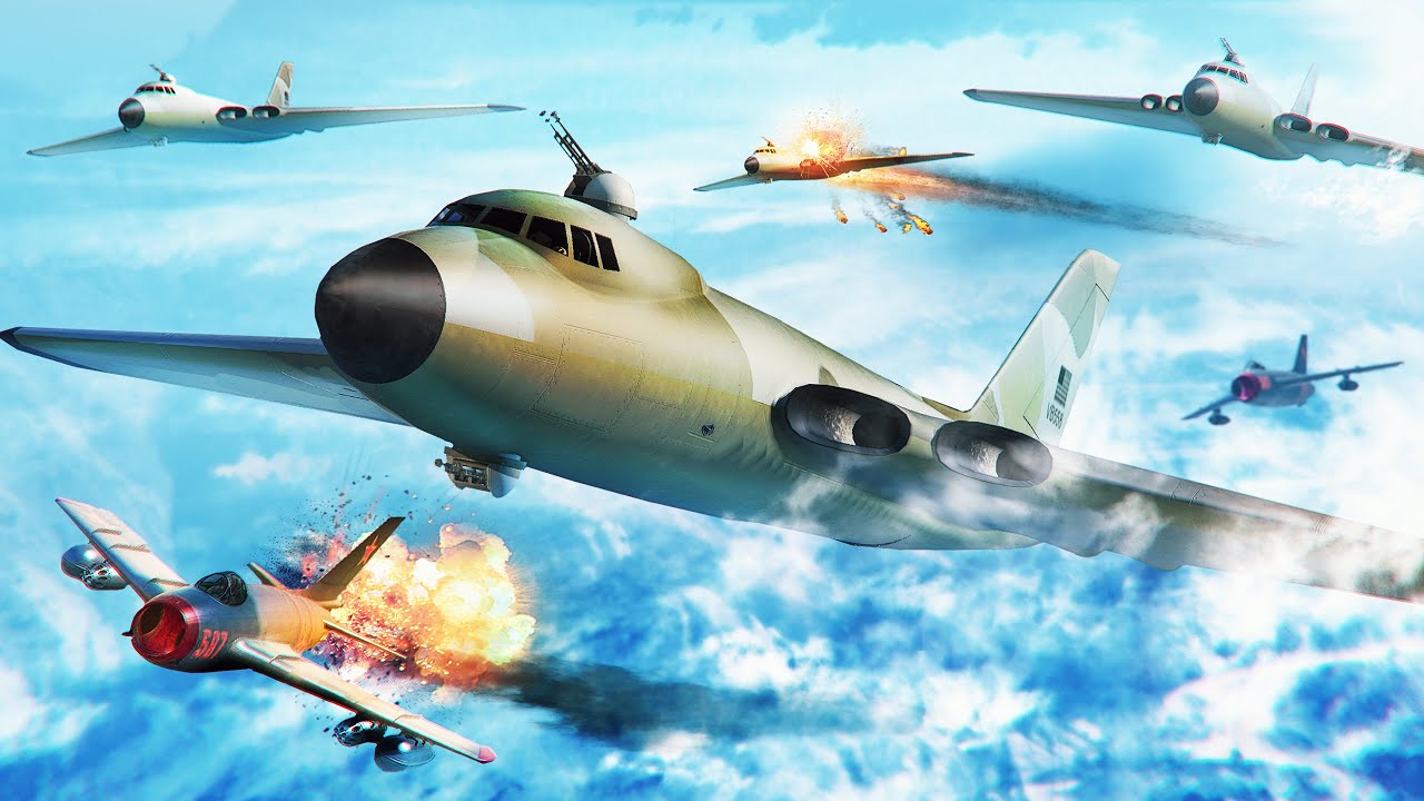 COLD WAR BOMBER RAID in GTA 5!