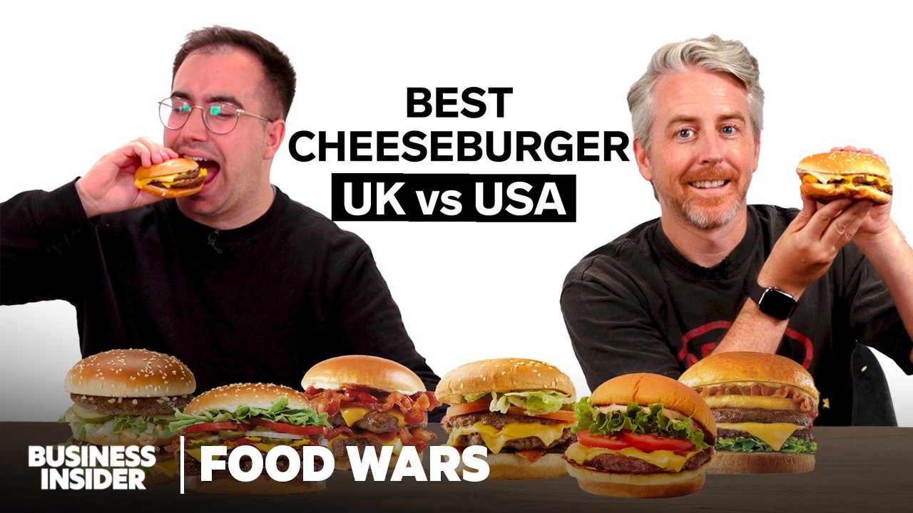 US vs UK Cheeseburgers | Food Wars | Insider Food