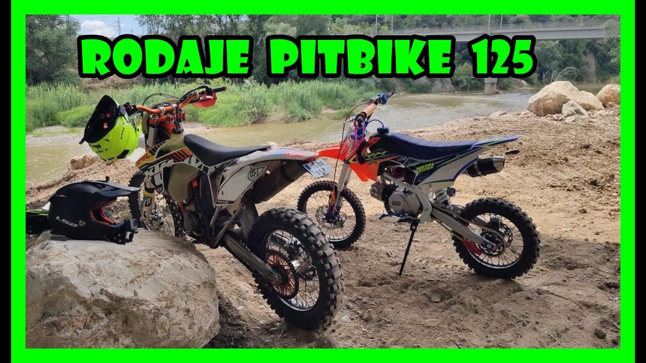 RODAJE a la PIT BIKE REBEL MASTER 125 - nos vamos de RUTA con la KTM 450 EXC SIX DAYS