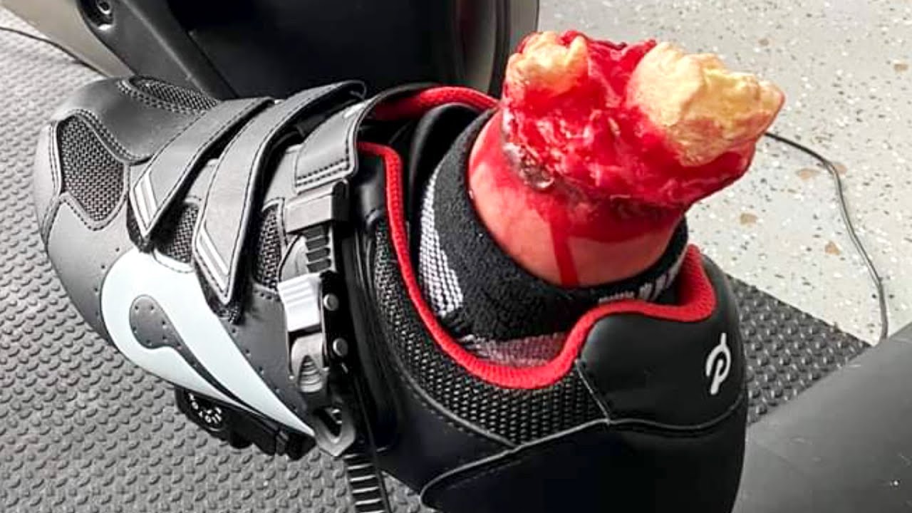 How to Unclip Peloton shoes from Peloton Bike Pedals - clipping in and clipping out Peloton cleats