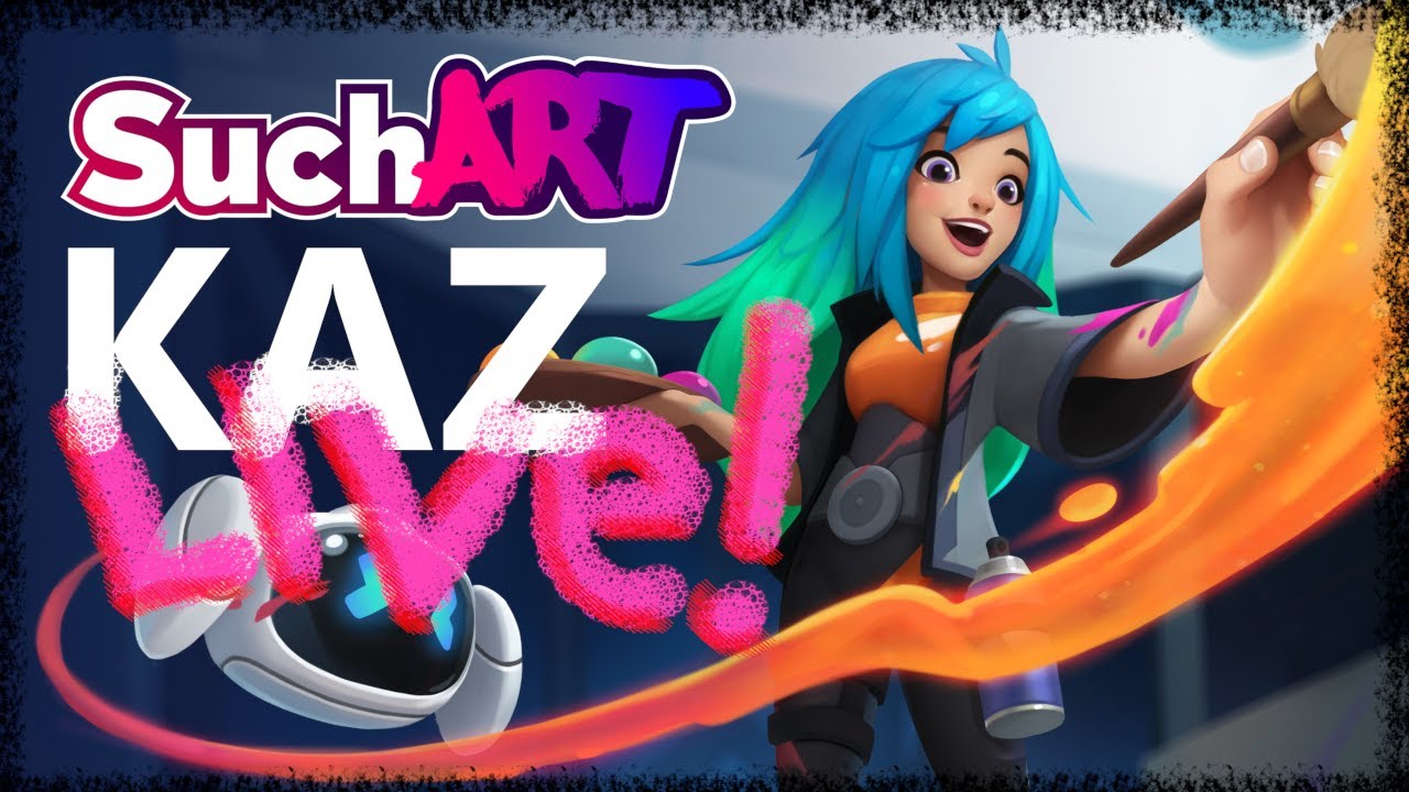 LIVE SuchArt Stream - Part 1 of our Kefka Painting