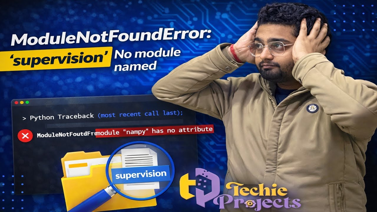 ModuleNotFoundError: No module named 'supervision' | Как установить библиотеки Python в VS Code