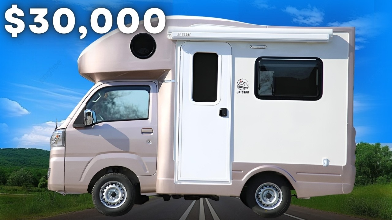 Japan’s Best Micro Motorhome?😱JP Star Happy1 Camper Sleeps 4 People