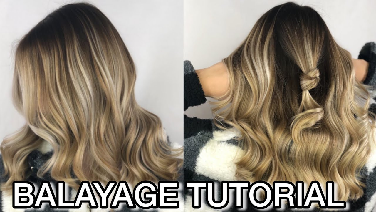 BLONDE BALAYAGE Hair Tutorial Step by Step | How to do a COLOR MELT on Blonde Long Hair