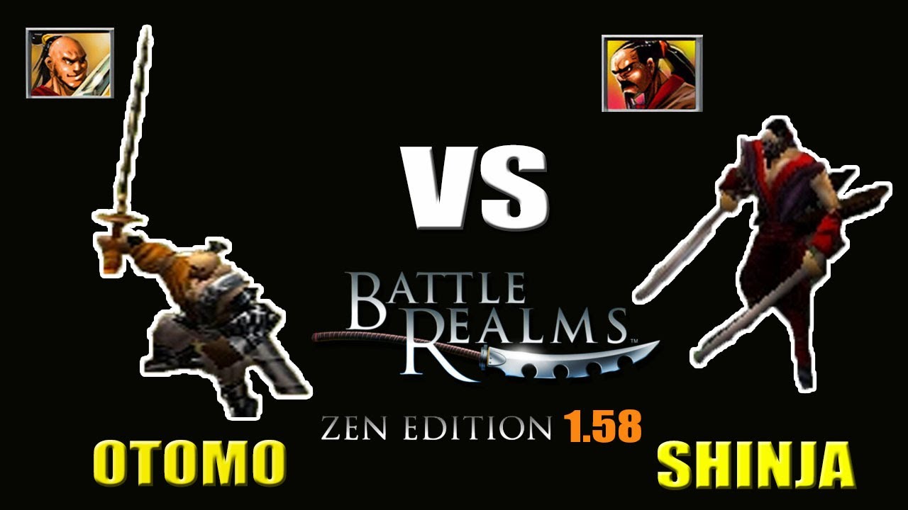OTOMO vs SHINJA - Battle Realms ZE 1.58