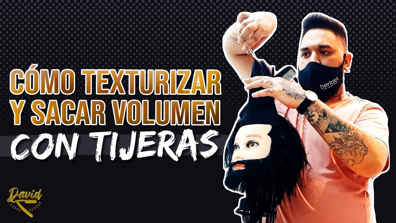 Cómo TEXTURIZAR y QUITAR VOLUMEN con TIJERA de ENTRESACAR o MICRODENTADA (TODAS las TECNICAS) 🔥💈