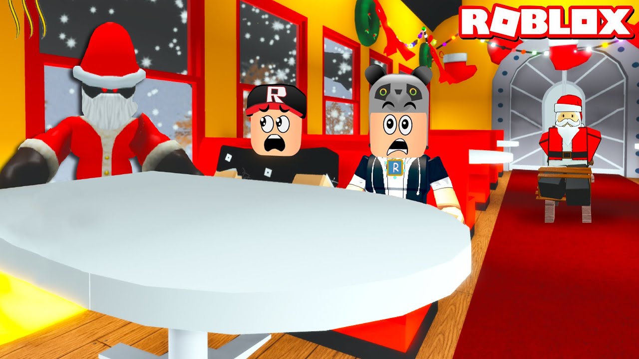 Canavarlı Trene Bindik!! Noel Babayı Kurtarıyoruz - Panda ile Roblox Christmas [STORY]