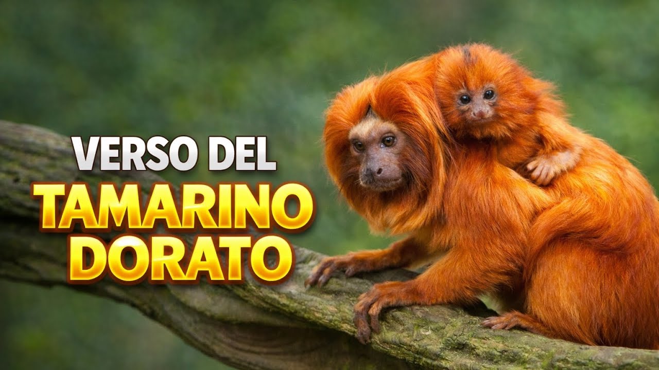 Verso del Tamarino Dorato 🐒 | I fischi acuti del piccolo gioiello della foresta