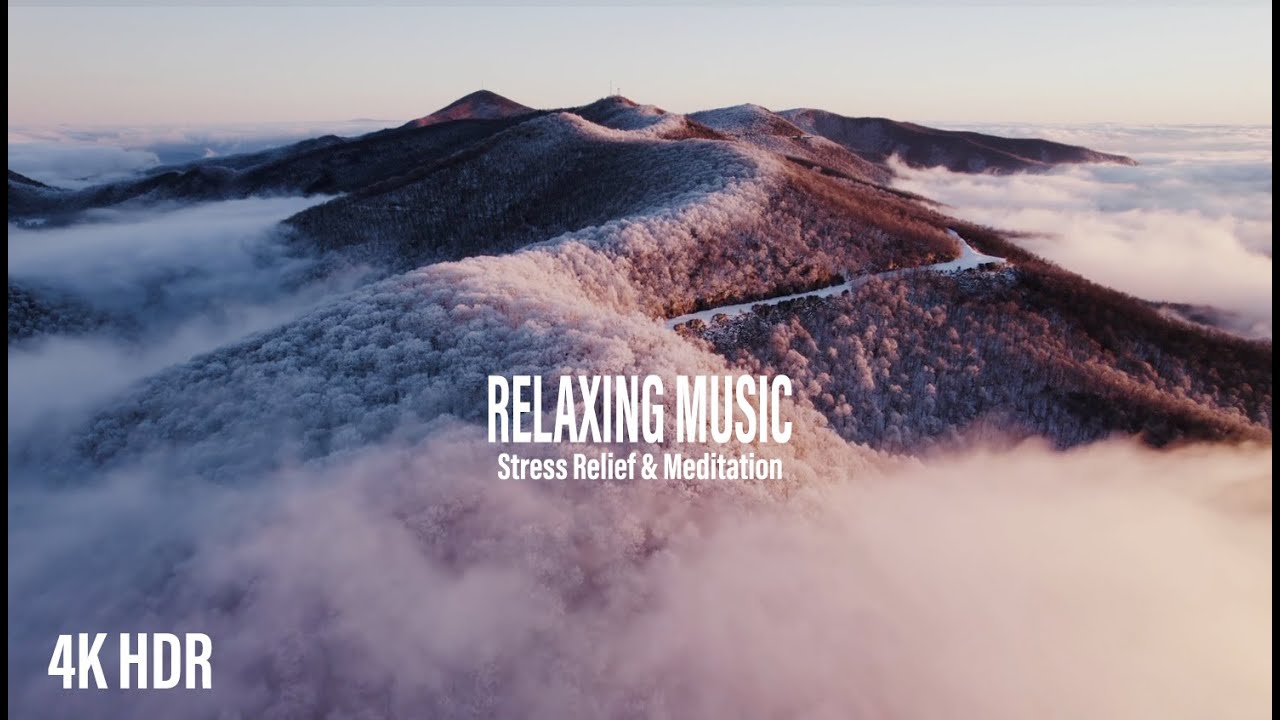 Relaxing Music for Stress Relief & Meditation – Calm Background Music (4K Nature)
