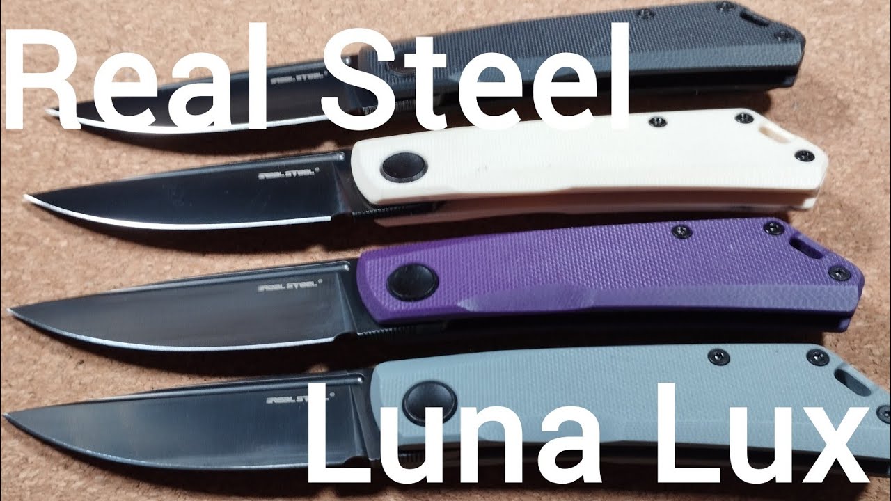 Real Steel - Luna Lux/42a konform/ultraleicht/unter 45€/innovative G10 Konstruktion/TOP EDC