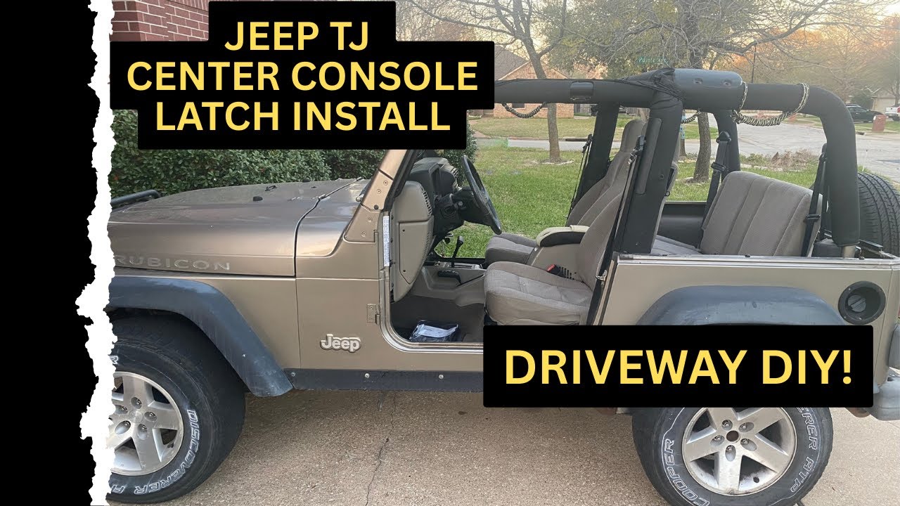 Jeep Center Console Latch Install! 2003 Wrangler TJ Rubicon