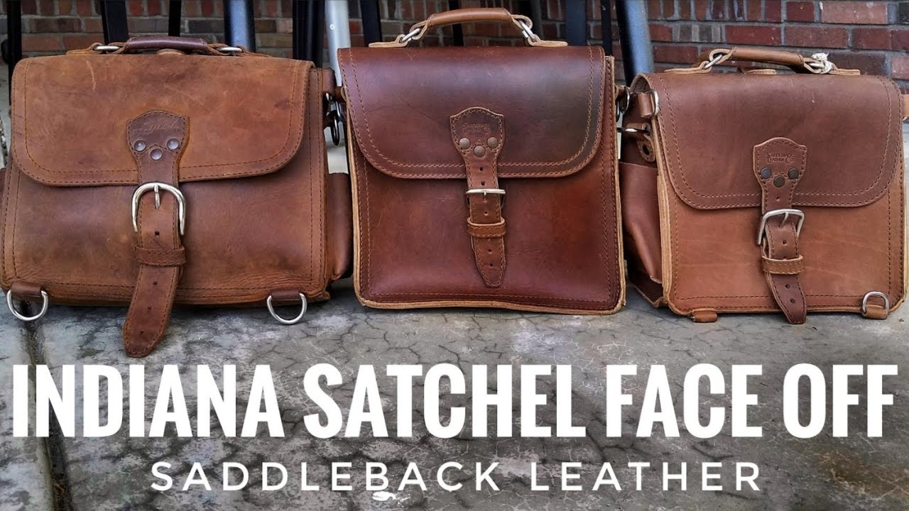Maybe the Best Leather Satchel??? Indiana Satchel Face-OFF | Saddleback Leather