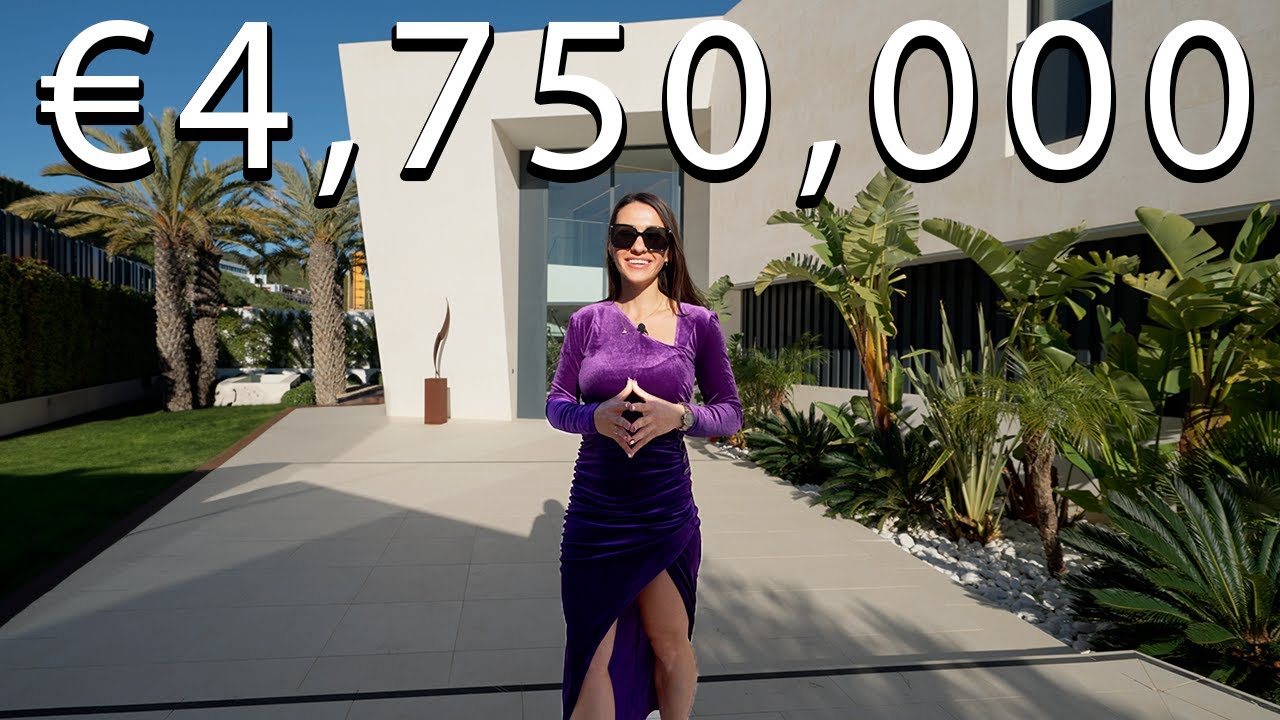 Inside a €4,750,000 Brand New SUPER MODERN Villa in Sotogrande, Spain!!
