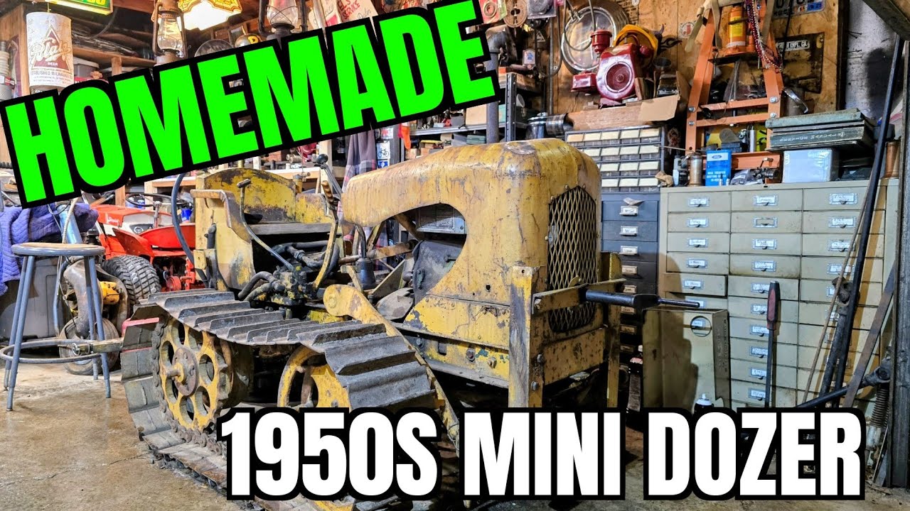 Will This Homemade Dozer Run??  1950s Mini Dozer Revival Project