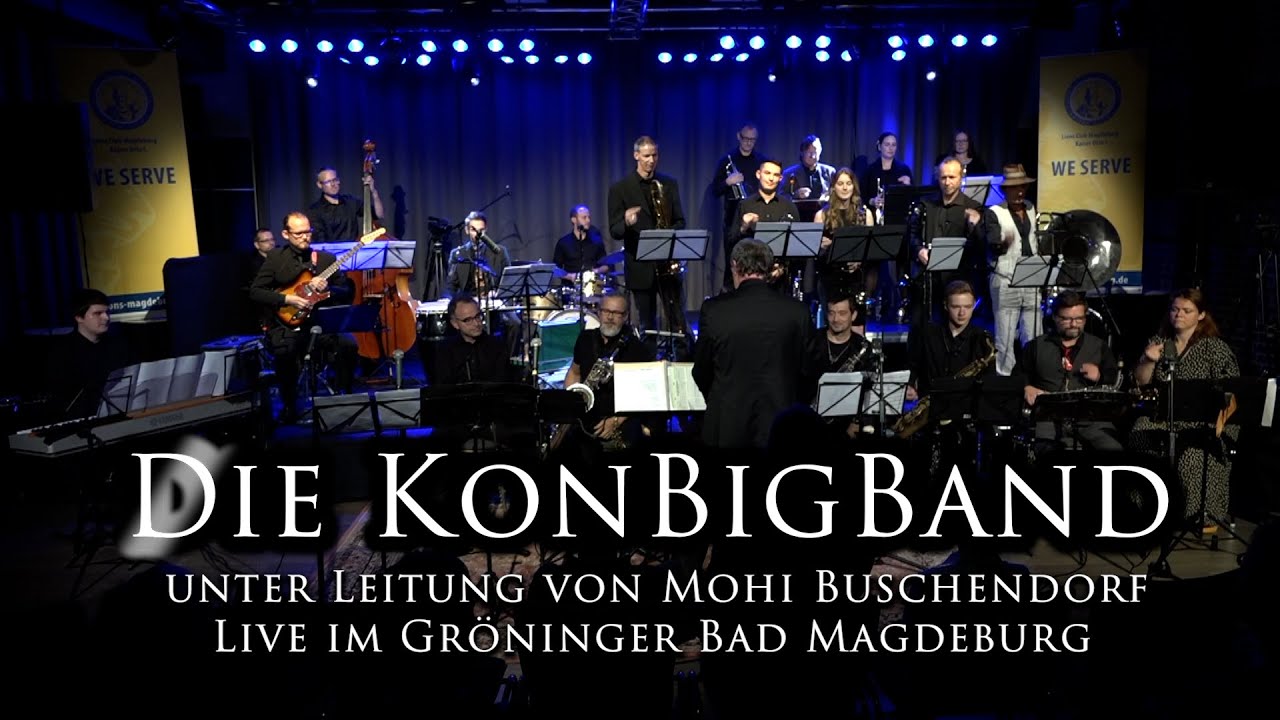 Die KonBigBand 2021 live im Gröninger Bad Magdeburg