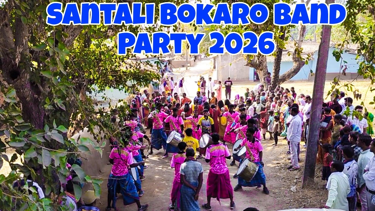 Santali Bokaro🤗 Band 🥁Party 2026  (Santhali 🎻 song)#viral_ #bablu_100ren 