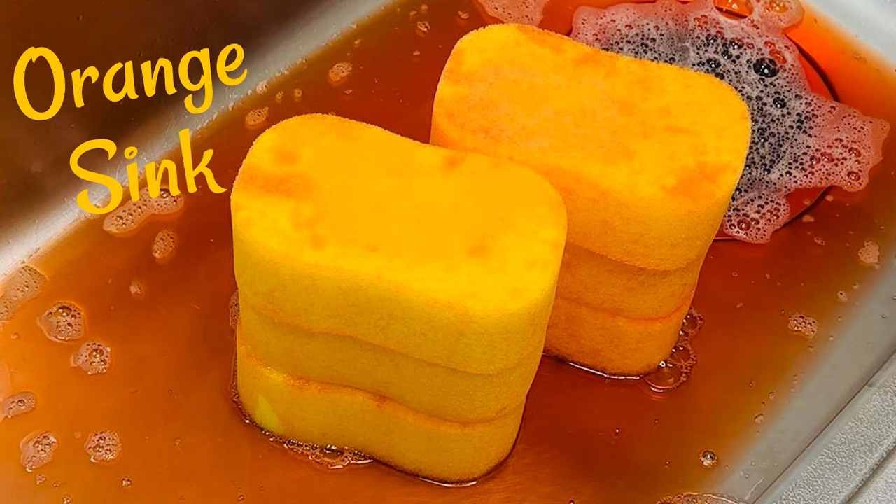 ASMR Sponge 1182.Orange Sink