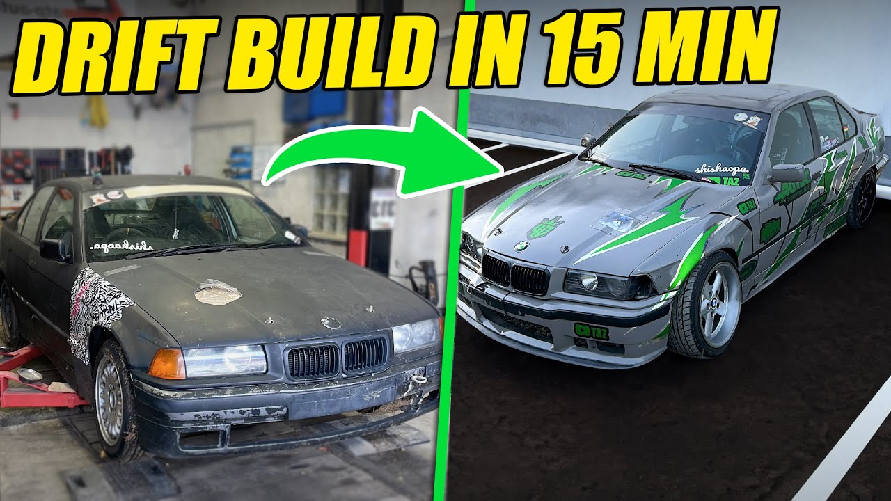 BMW E36 Drift Build in 15 Minuten