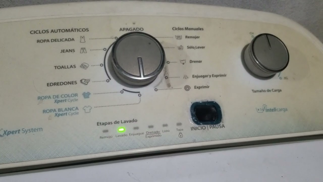Como resetear lavadora whirlpool k no hace nada