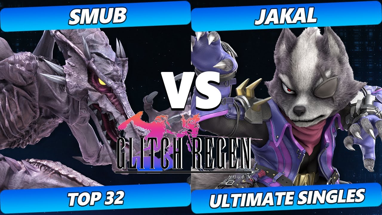 Glitch Regen  - Jakal (Wolf) Vs. smub (Ridley) Smash Ultimate Tournament