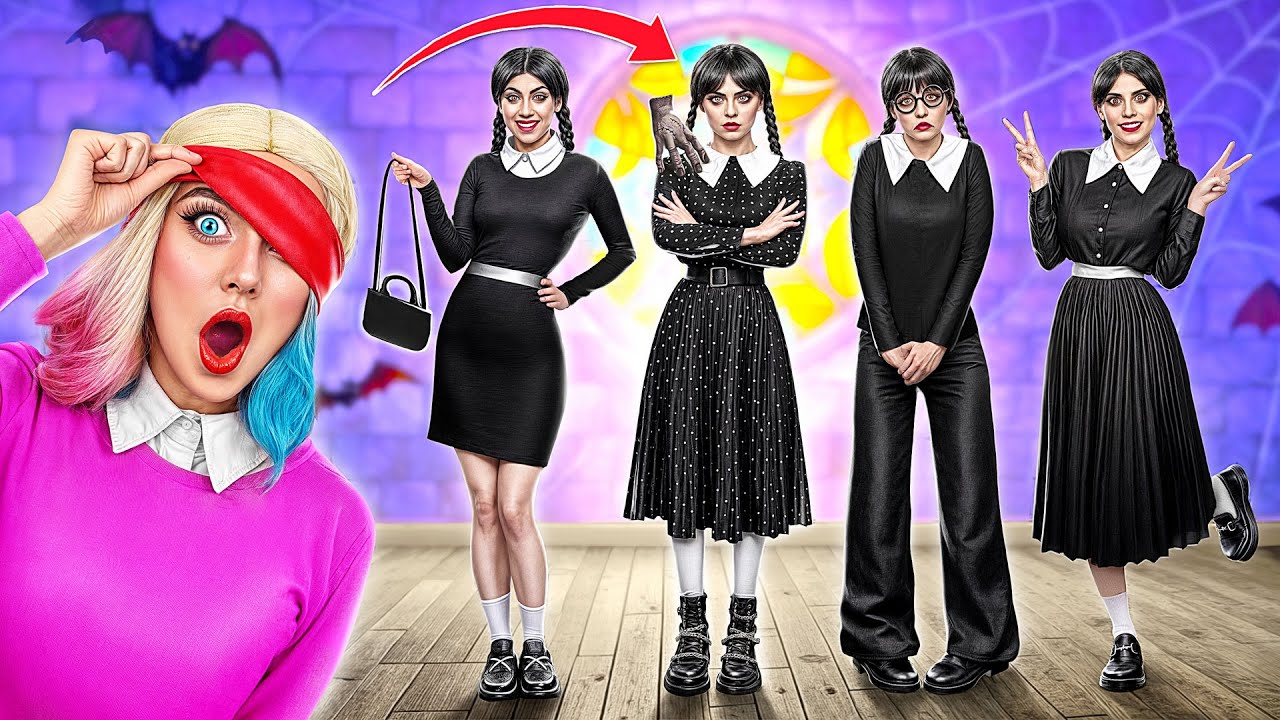 Ищем Уэнсдей Вслепую Челлендж от Multi DO Joy