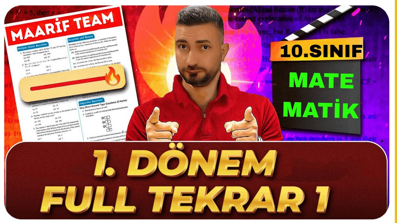 10. Sınıf Matematik  | 1. Dönem  | Genel Tekrar 1