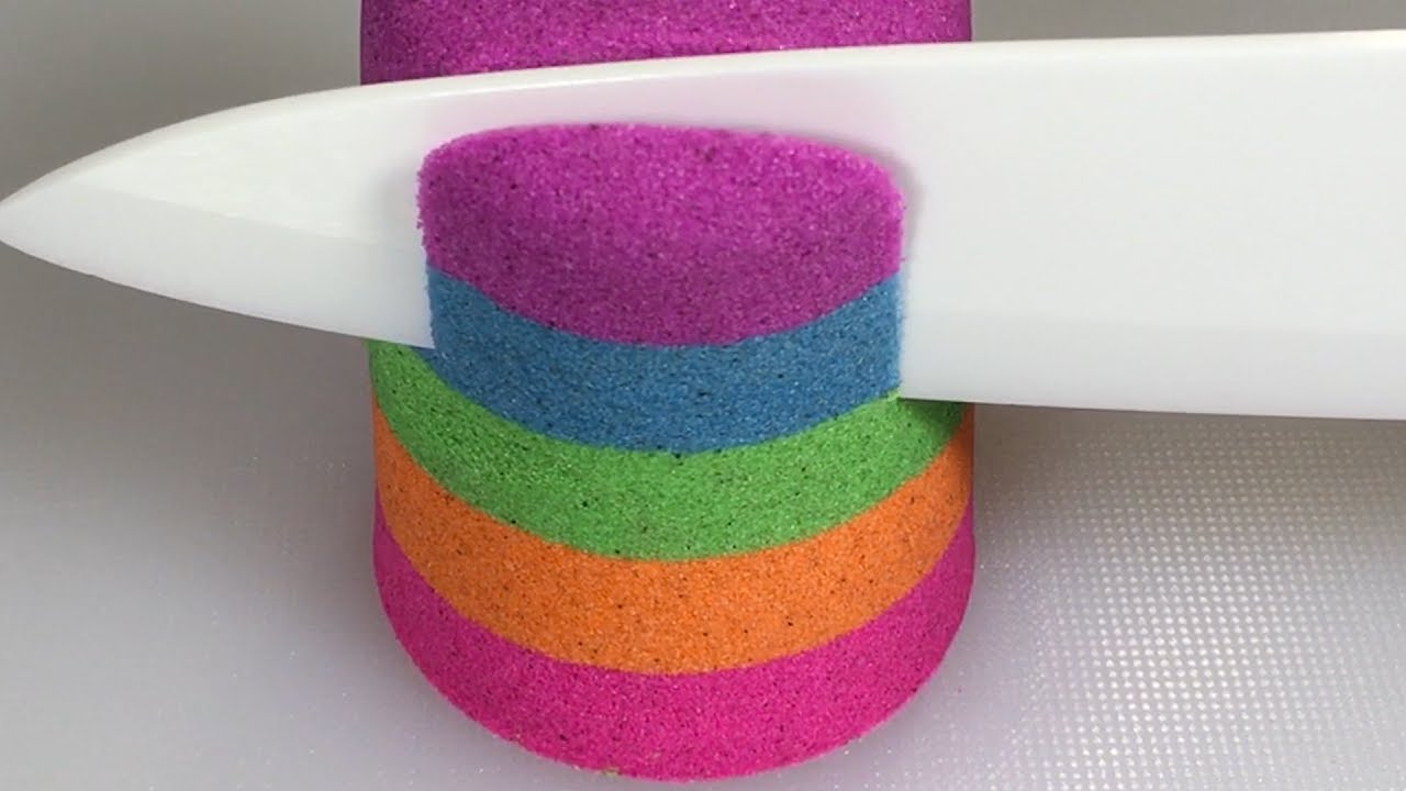 Satisfying Kinetic Sand Cutting Compilation #7