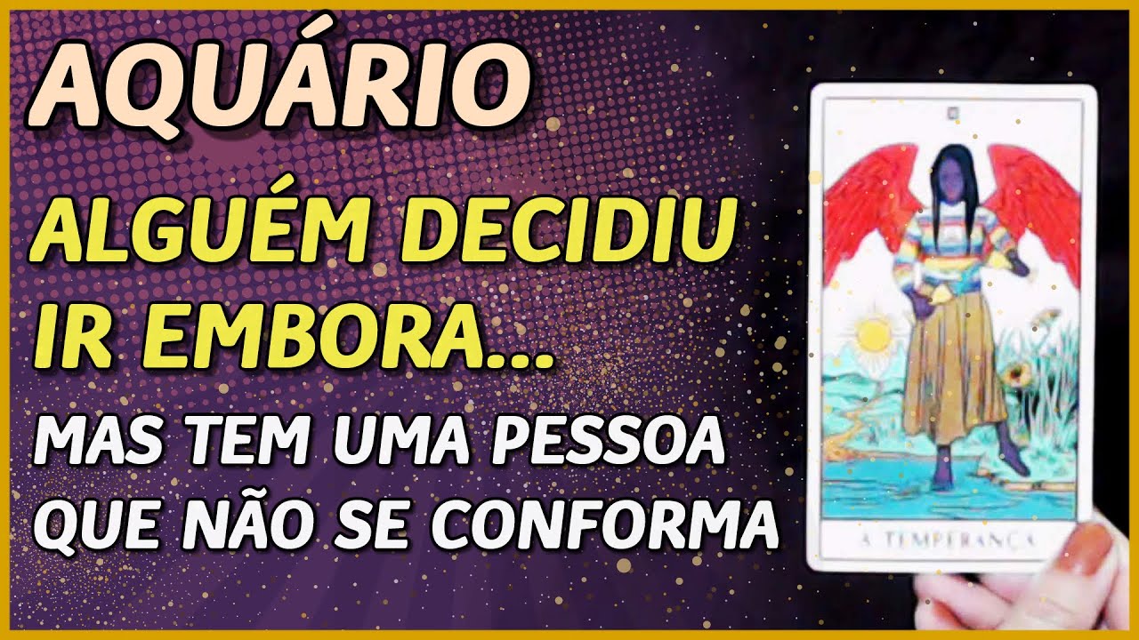 AQUÁRIO ♒️ // ALGUÉM DECIDIU IR EMBORA.... 🚶‍♀️⚡️💥- MAS ALGUÉM NÃO SE CONFORMA... 💔🥺💔