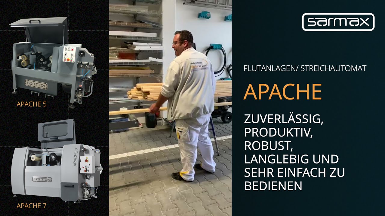 Flutanlage / Streichmaschine SARMAX APACHE 5