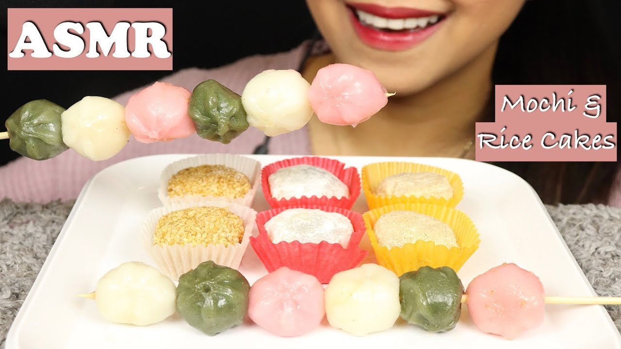 ASMR MOCHI & RICE CAKES | CHEWY EATING SOUNDS | No Talking | Chele ASMR