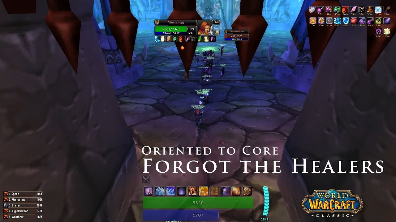 Oriented to Core &ndash; Forgot the Healers | WoW Classic Naxxramas Raid Wipe on Kel&rsquo;Thuzad Phase 1