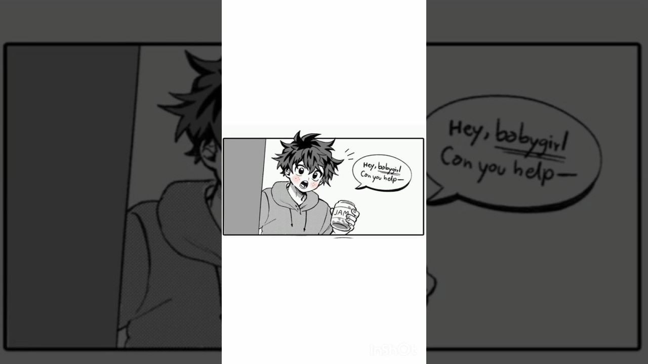bakugou: shut up izuku (panic)‼️😳🌚🤣 bakudeku comic 🧡💚