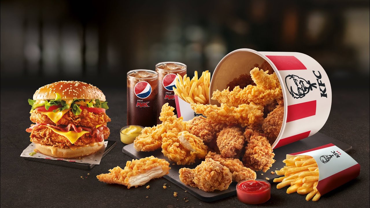 إنه الدجاج كنتكي KFC في الفرن بلا زيوتات بلا قليان