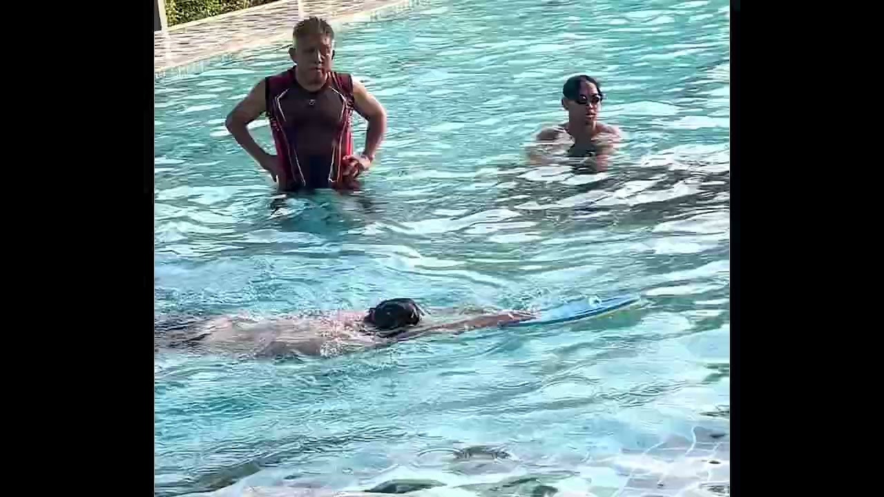 #manthana #swimming #pool #ครั้งที่3ของพี่ต้นว่าน #ลูกศิษย์ครูนินทร์ 