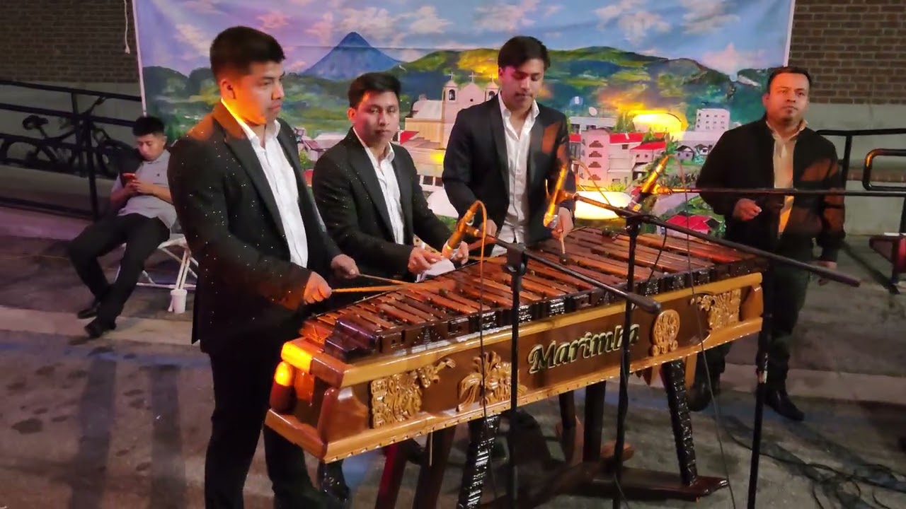 Marimba sentimiento eulalense.Baile social con   la comunidad eulense.L A  2/7/26