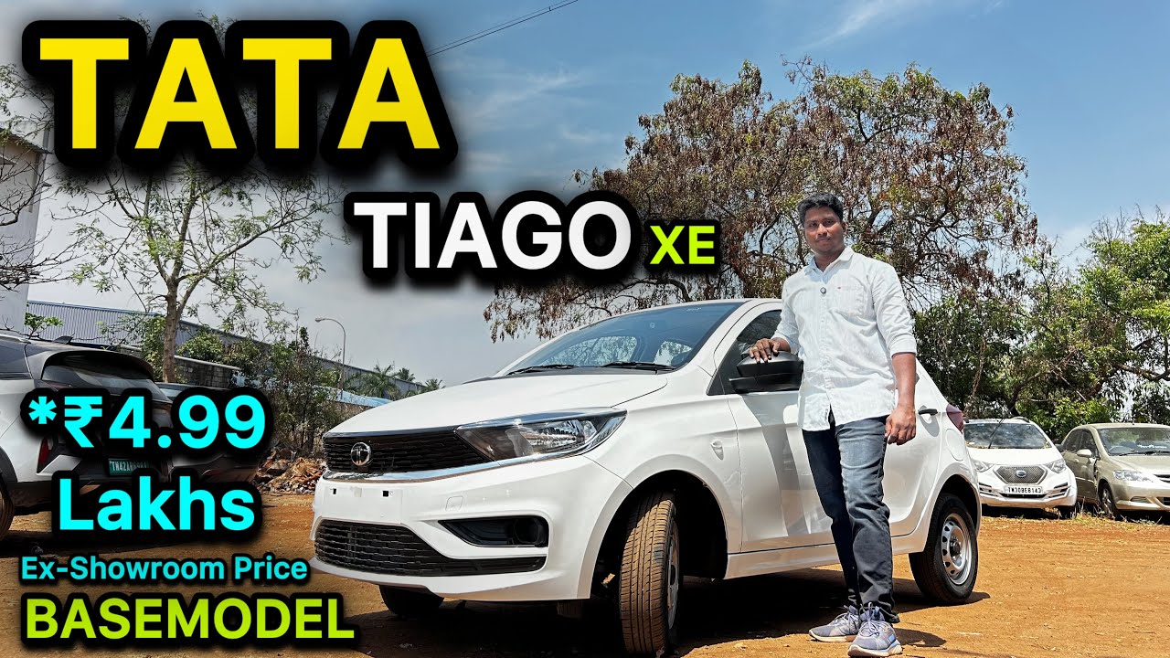 4.99 lakhs Ex showroom.. TATA TIAGO BASE MODEL#tatatiago#budgetcars#familycar