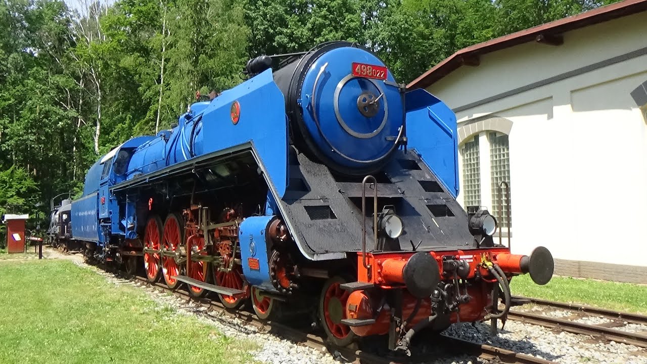 Parní lokomotiva 498.022 Albatros 19.6.2021