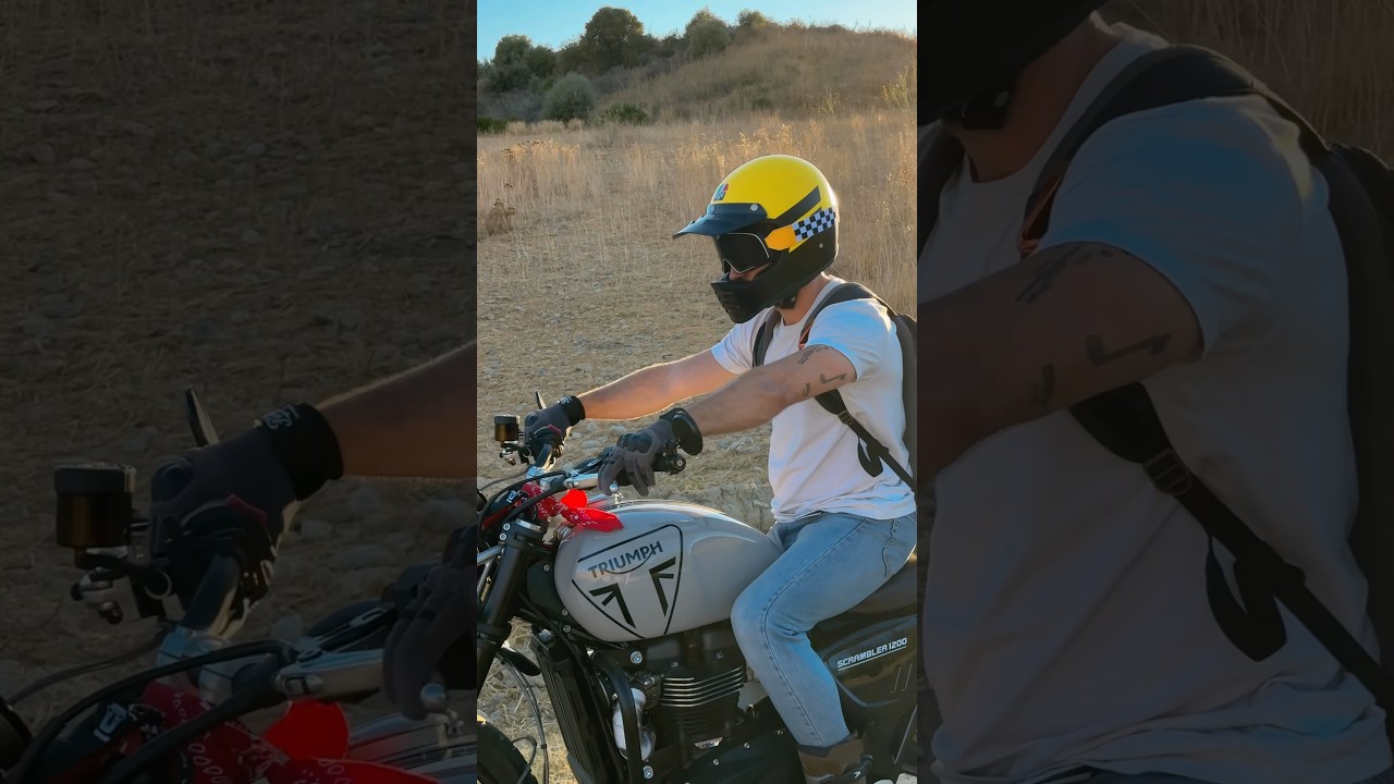 🏍️ Triumph Scrambler 1200 X  #TriumphScrambler #TriumphMotorcycles #ForTheRide #ScramblerLife #moto